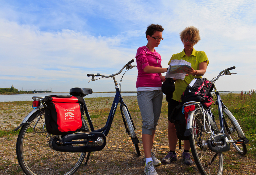 Das gut ausgebaute Radwegenetz in Holland macht Ihre Fahrradtouren zu einem entspannten Erlebnis.