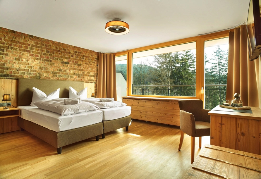 Beispiel eines Doppelzimmers 