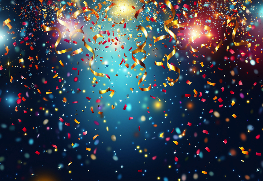 Wir wünschen Ihnen ein buntes, glückliches und erfolgreiches neues Jahr!