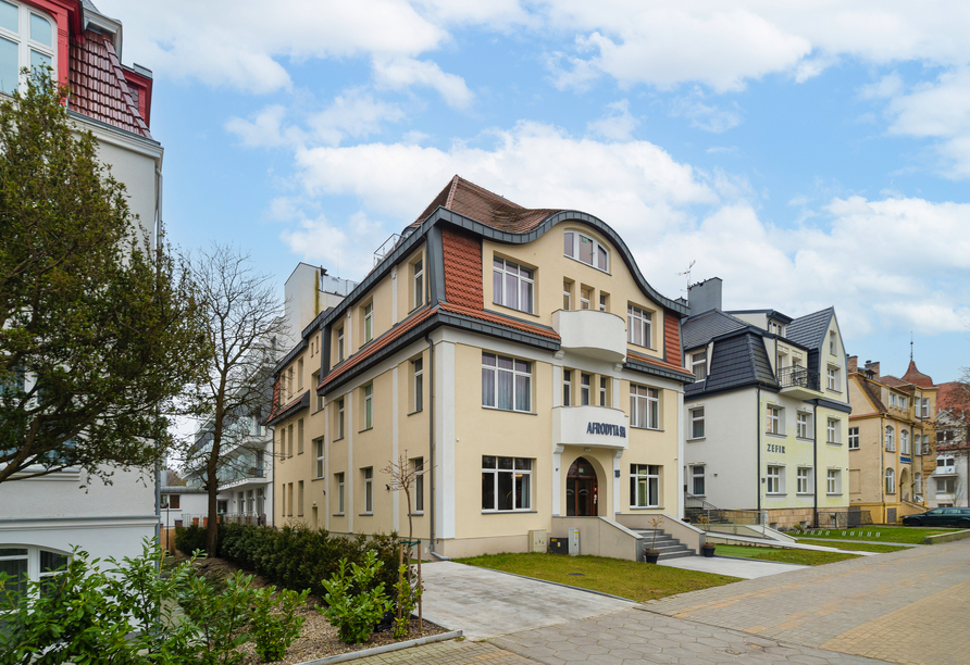 Herzlich willkommen im Hotel Afrodyta Spa in Swinemünde!