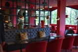 Machen Sie es sich bequem im Restaurant des Hotels.