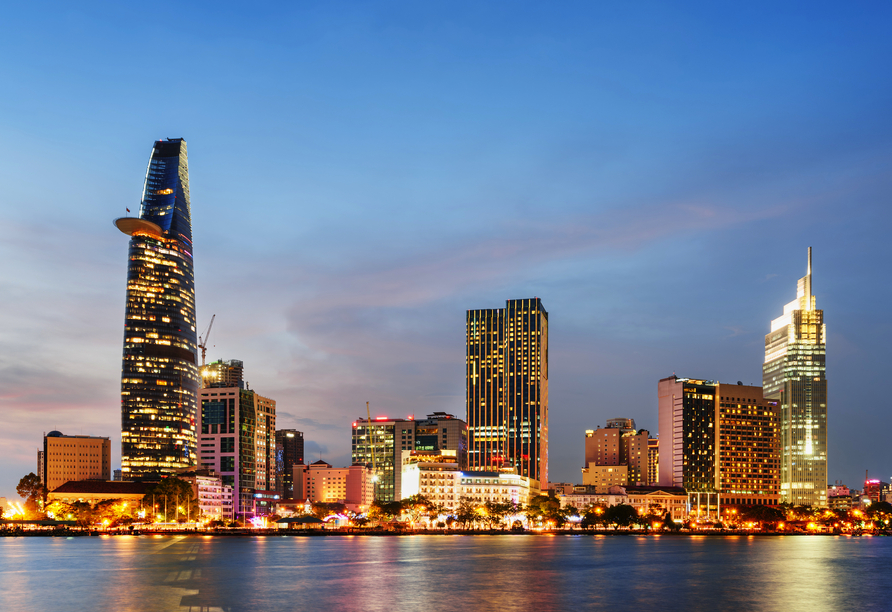 Die Skyline von Saigon – ein Sinnbild für Fortschritt und Geschichte zugleich.