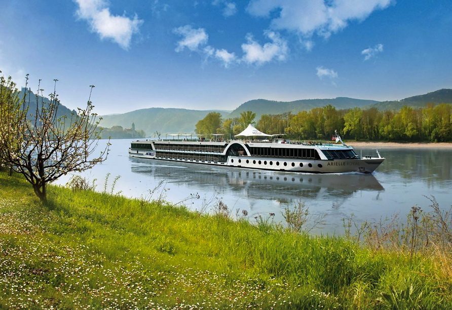 Freuen Sie sich auf Ihre Flusskreuzfahrt auf der Donau.