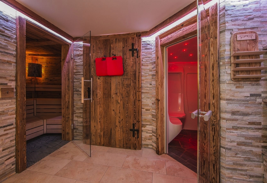 Der Wellnessbereich im Johannesbad Thermalhotel Ludwig Thoma