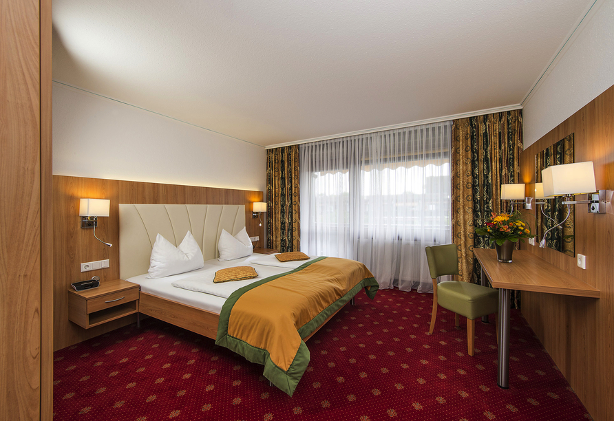 Beispiel eines Doppelzimmers im Johannesbad Thermalhotel Ludwig Thoma