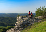 Unternehmen Sie ausgedehnte Fahrradtouren in Oberfranken.