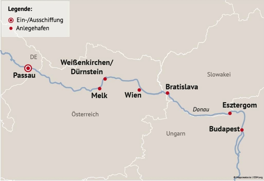 Ihre Reiseroute