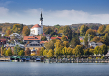 Freuen Sie sich auf Starnberg mit schöner Uferpromenade, dem Starnberger Schloss und einer vielfältigen Gastronomie.