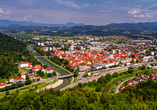 Blick über die Fürstenstadt Celje