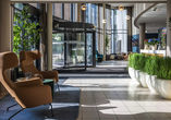 Die einladende Lobby im Hotel Anker