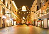 Funkelnden Lichterzauber erleben Sie in Oslos Straßen in der Adventszeit.