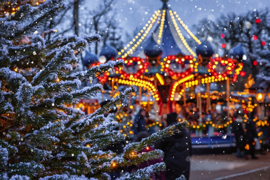 Nostalgisches Karussell im Tivoli