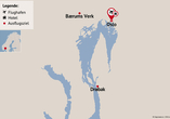 Reisezielkarte