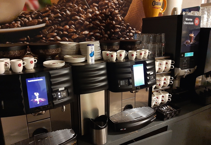 Ein Kaffee am Morgen ist genau das Richtige.