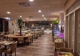 Im Hotelrestaurant werden Sie mit schmackhaften Speisen verwöhnt.