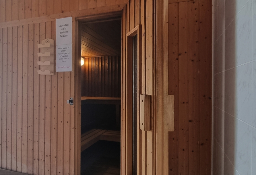 Lassen Sie in der Sauna die Seele baumeln.