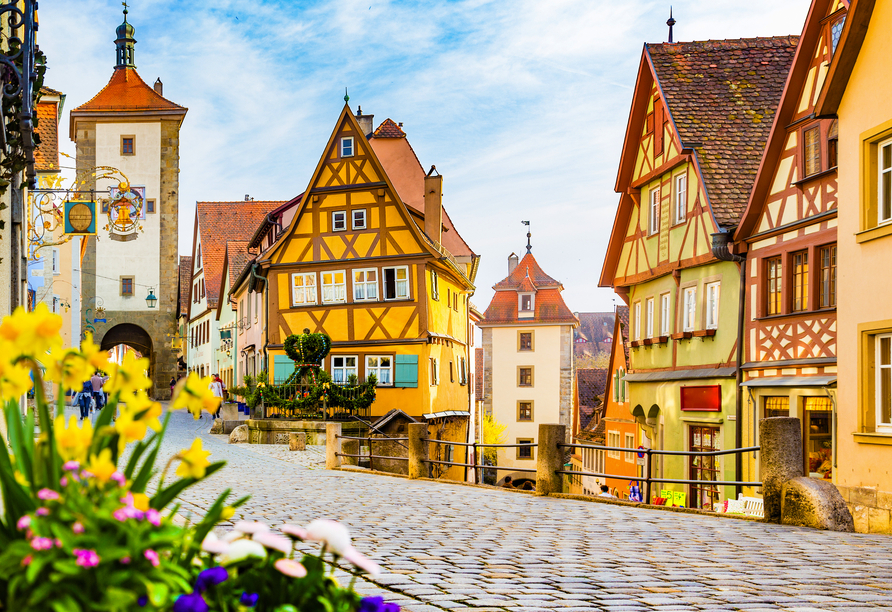 Das mittelalterliche Rothenburg ob der Tauber ist eine Schatztruhe voller Geschichte.