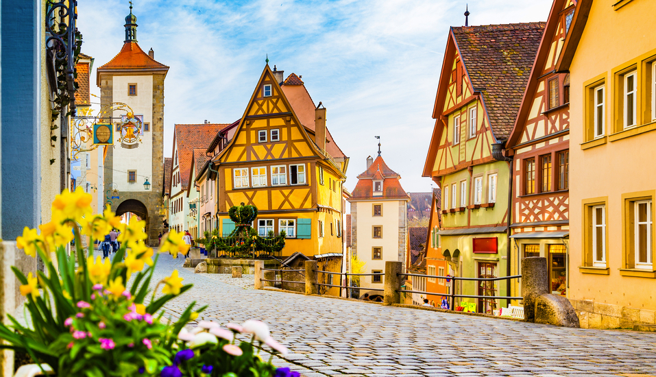 Das mittelalterliche Rothenburg ob der Tauber ist eine Schatztruhe voller Geschichte.