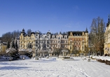 Marienbad erstrahlt im Winter in völlig neuem Glanz.