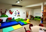 Im Spielzimmer des Hotels können die kleinen Gäste nach Lust und Laune toben.