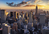 New York City ist der Startpunkt Ihrer Rundreise – die berühmtesten Sehenswürdigkeiten können Sie auf der Stadtrundfahrt betrachten.