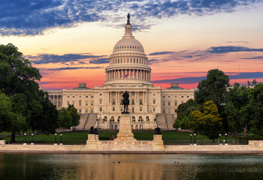 Das Kapitol in Washington ist ein Meisterwerk klassischer Baukunst.