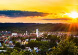 Die Herzogstadt Sulzbach-Rosenberg liegt idyllisch im Grünen.