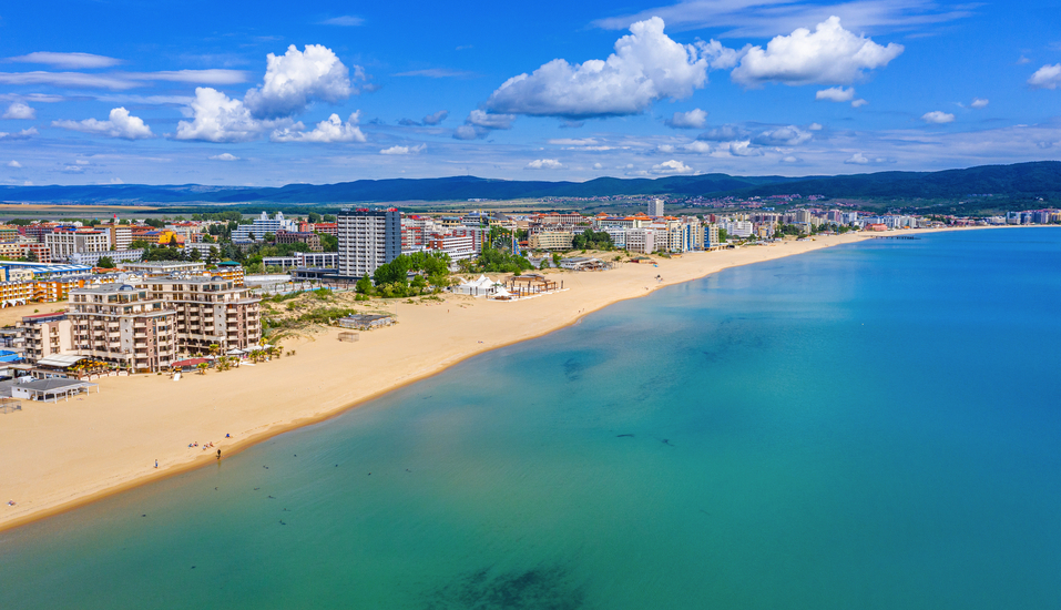 Genießen Sie schöne Stunden an Bulgariens Traumstränden wie dem Sonnenstrand. 