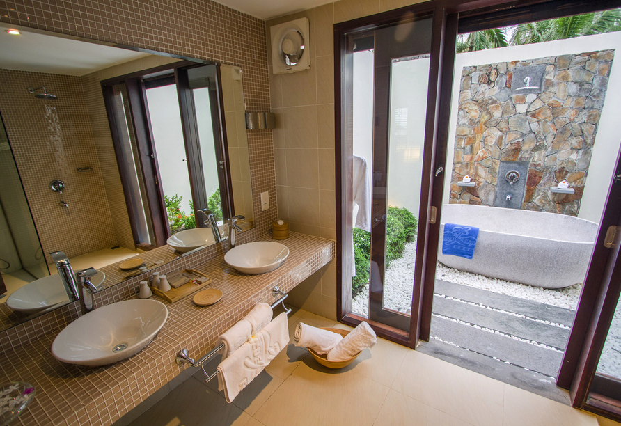 Beispiel eines Bungalows mit Meerblick zur Doppelbelegung