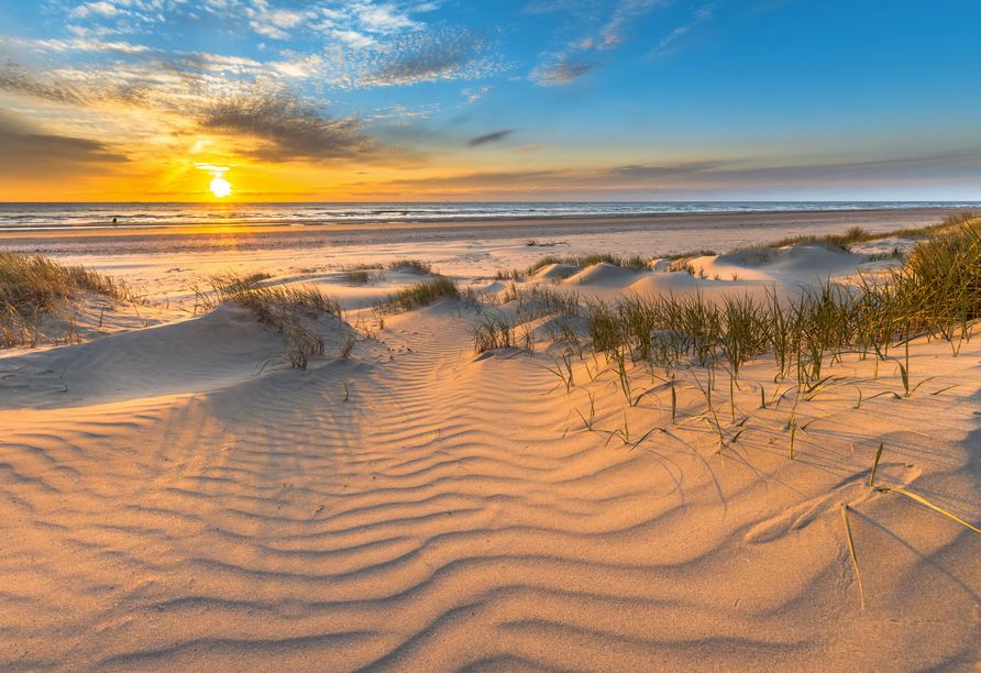 Lassen Sie am Nordseestrand die Seele baumeln.