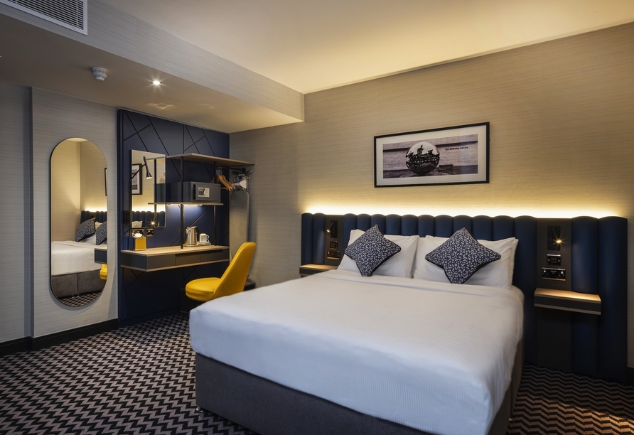 Beispiel Doppelzimmer im Hotel Academy Plaza Hotel in Dublin