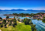 Auch Seebruck am Chiemsee hat viele Se(h)enswürdigkeiten zu bieten.