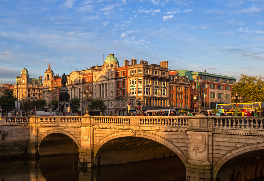 Freuen Sie sich auf die traumhafte Hauptstadt Irlands, Dublin. 