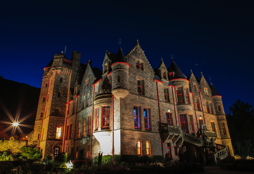 Das Belfast Castle aus dem 19. Jahrhundert liegt etwas außerhalb der Stadt. Sie können es in Ihrer freien Zeit besuchen.