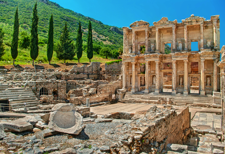Die Ruinen von Ephesus sind einer der Höhepunkte der Reise.