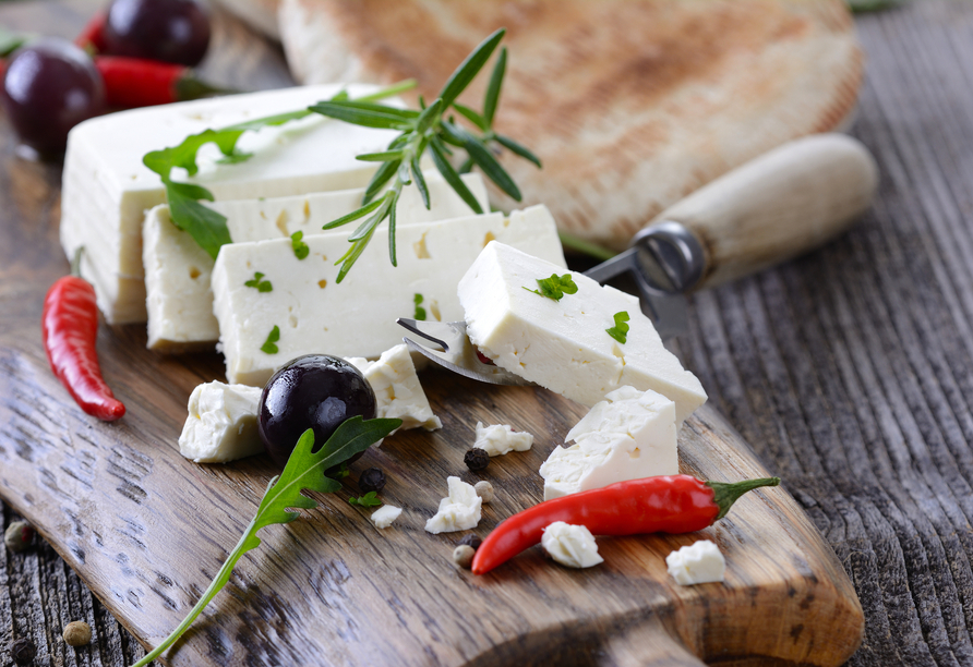 Lassen Sie sich die griechische Küche schmecken.
