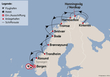 Ihre Reiseroute