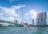 Bewundern Sie die modernste Stadt der Niederlande, Rotterdam.