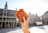 Probieren Sie eine echte Belgische Waffel.
