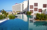 Ziehen Sie ein paar Bahnen im Infinity-Pool des Alexandre Hotels Troya.