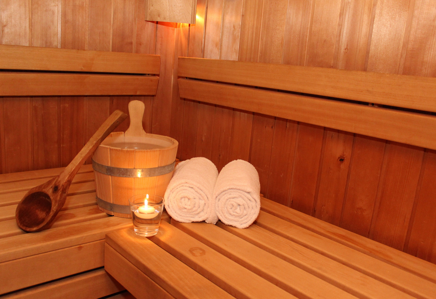 Entspannung und Ruhe finden Sie in der Sauna des Ringhotels Haus Oberwinter.