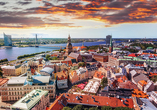 Panoramablick über Riga