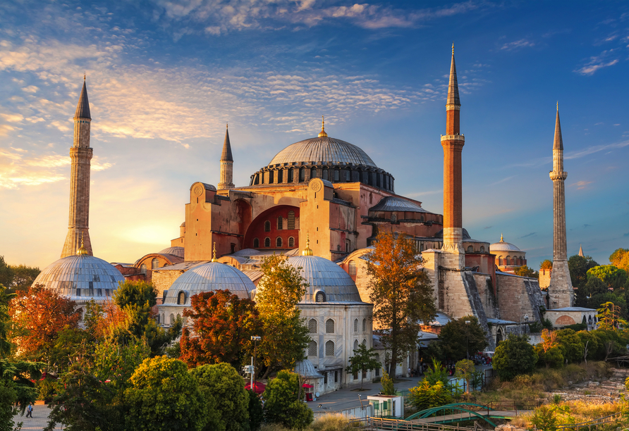 Die Hagia Sophia, das berühmte Wahrzeichen von Istanbul