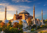 Die Hagia Sophia, das berühmte Wahrzeichen von Istanbul