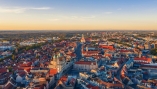 Luftansicht von Augsburg