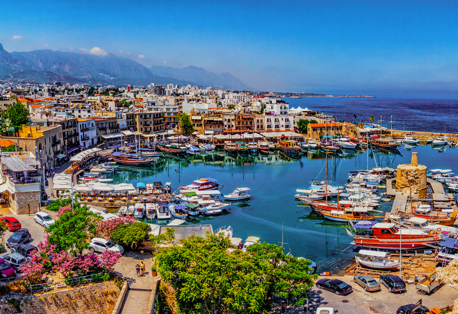 Auf dem Programm steht auch ein Ganztagesausflug nach Kyrenia.