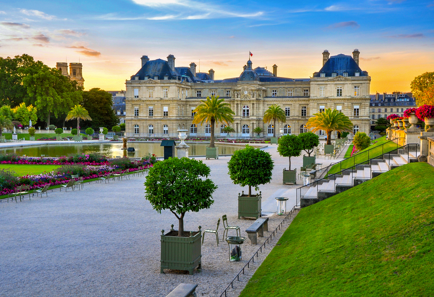 Optional können Sie einen Ausflug zum Schloss Versailles buchen.