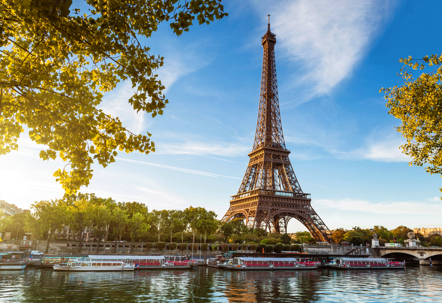 Eine Stadtbesichtigung führt Sie zu den schönsten Ecken von Paris.