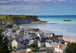 In Arromanches-les-Bains trifft beeindruckende Natur auf bewegte Geschichte. 