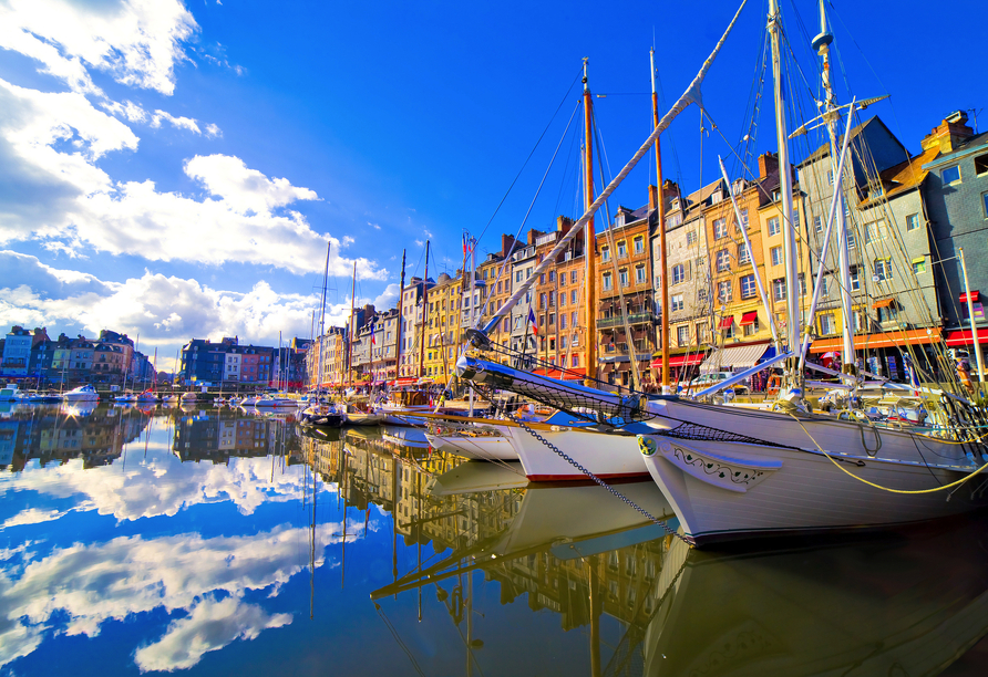 In Honfleur können Sie das französische „Savoir-vivre“ in vollen Zügen genießen.